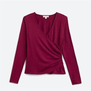 Stitch Fix Nine Britton Rogue Ribbed Front Cross Knit Top